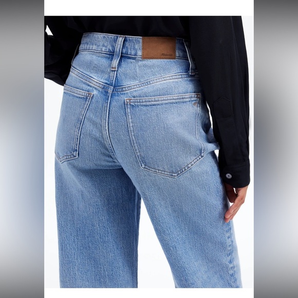 Madewell The Tall Perfect Vintage Wide-Leg Crop Jean Altoona Wash size 16 NP389 - Picture 5 of 16